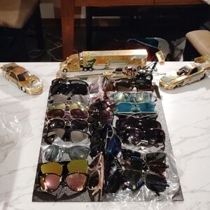 BUNDLE! 30 Pairs Foster Grant Men's Sunglasses Collection - Black, Gold, Blue